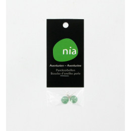 Boucles d'oreilles perle Aventurine