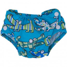 Couche (maillot de bain) Crocodiles turquoise