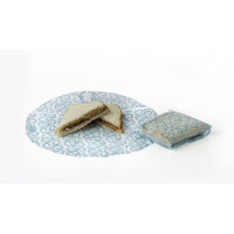 Emballages alimentaires réutilisables Kozy Wrap Cristal Azur ( 2 pièces )
