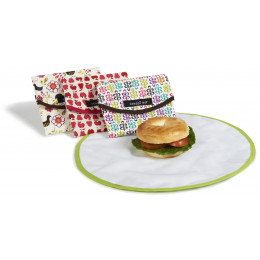 Pochette ronde pour goûters et sandwiches - New Fruits