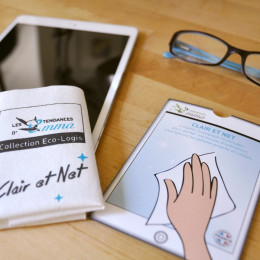 Clair et Net lingette réutilisable pour écrans