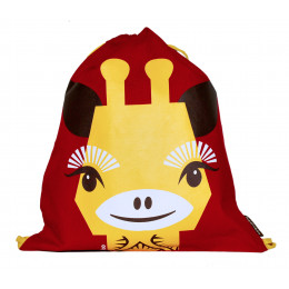 Sac d'activité enfant en coton BIO "Girafe"