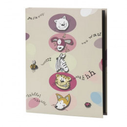 Classeur 2 anneaux - format A4 "Animaux"