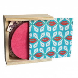 Lingettes démaquillantes écologiques Coffret en bois de 20 lingettes