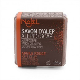 Savon d'Alep exfoliant à l'argile rouge