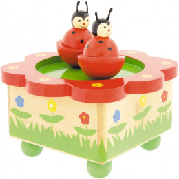 Boîte à musique - coccinelles - à partir de 3 ans