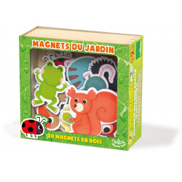 Magnets du jardin en bois - à partir de 2 ans