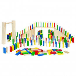 Domino rallye en bois - à partir de 5 ans