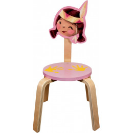 Ma petite chaise en bois - Indienne - à partir de 2 ans
