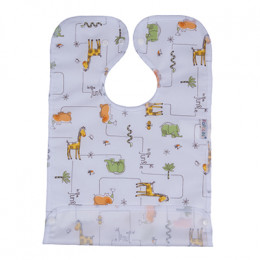 Bavoir imperméable avec poche de récupération