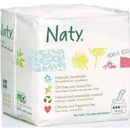 4 x Serviette périodique 100 % Eco Flux Normal - 15 pcs