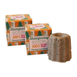 2 x Shampooing solide cheveux normaux Sapin 55 g