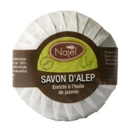 Savonnette d'Alep à l'huile de Jasmin - 100 g