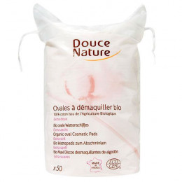 Ovales à démaquiller en coton BIO - 50 pièces