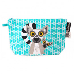 Trousse à soufflets en coton BIO "Lémurien"