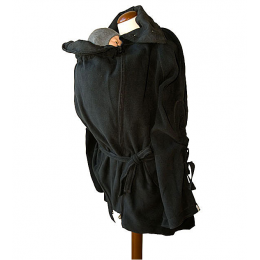 Veste tunique de maternité en laine - Phantom Black #