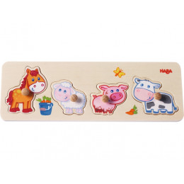 Puzzle Les petits des animaux de la ferme - à partir de 1 an