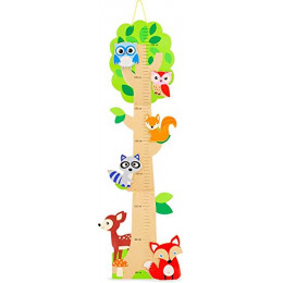 Toise en bois - Les amis de la forêt - à partir de 18 mois