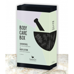 Coffret soins corps : gel douche et lait corporel