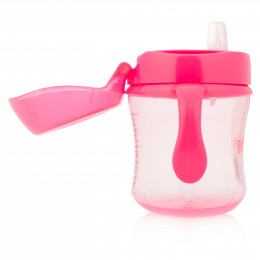 Gobelet de transition à bec souple - 180 ml - rose