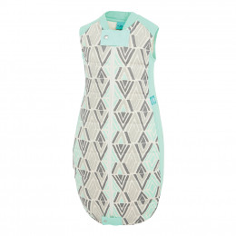 Sac de couchage - Coton Bio super épais Tribal Mint TOG 3.5 / 2-12 mois *
