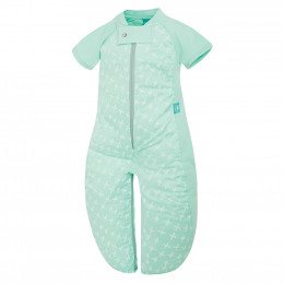 Pyjama transformable en sac de couchage - Léger Mint Cross TOG 1.0 / 2-12 mois