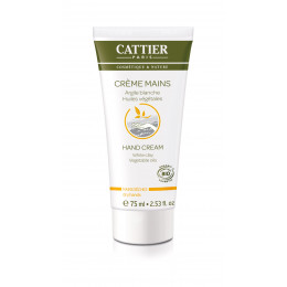 Crème mains argile blanche BIO Mains sèches 75 ml