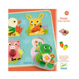 Puzzle Croc-carrot - A partir de 1 an