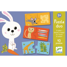 Puzzle duo A table ! - à partir de 2 ans