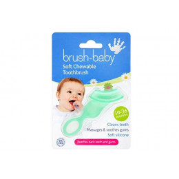 Brosse à dents pour bébé - vert translucide
