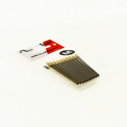 Lot de 10 recharges pour stylo-bille en bois sans clip FSC
