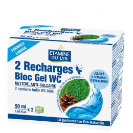 Bloc Gel WC - RECHARGE 2 pièces