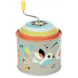 Moulin à musique en métal - oiseaux - à partir de 3 ans