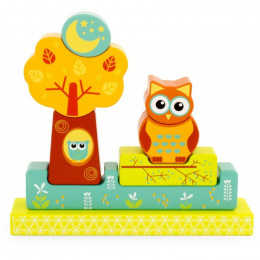 Puzzle magnétique 3D " Hibou " - à partir de 10 mois