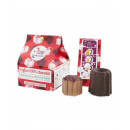 Coffret cosmétique solide 100 % chocolat