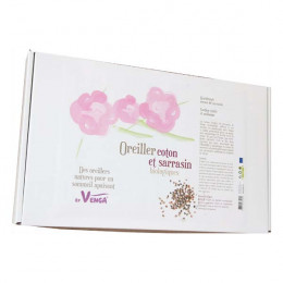 Oreiller Coton et Sarrasin BIO 40 x 60 cm