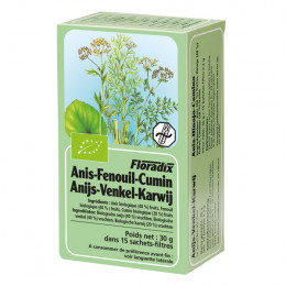 Tisane anis fenouil cumin BIO - 15 infusettes