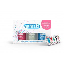 Coffret de 3 vernis pour enfant et lime à ongles - à partir de 3 ans