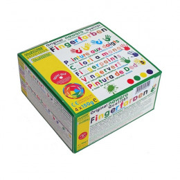 Peinture à doigts - 4 couleurs - à partir de 3 ans