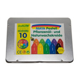Pastels huile et cire Maya - 10 pcs - à partir de 3 ans