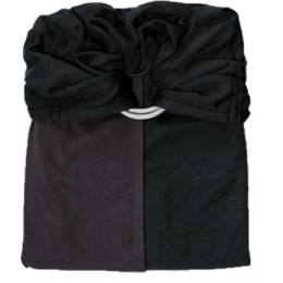 Petite écharpe sans noeud: anthracite / noir SANS Pad