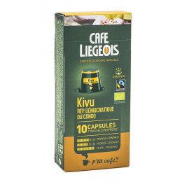 Café Bio Kivu 10 Capsules