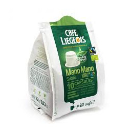 Café Bio Mano Mano Subtil 10 Capsules 100 % compostables