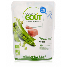 Petits pois veau 190g dès 6 mois