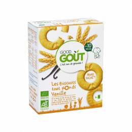 Les biscuits tout ronds Vanille Dès 10 mois