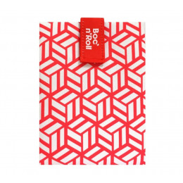 Pochette sandwich lavable et réutilisable Boc'n'Roll - Tiles Red