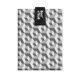 Pochette sandwich lavable et réutilisable Boc'n'Roll - Tiles Black