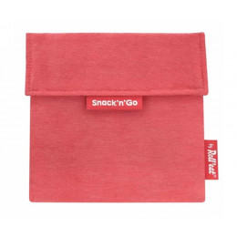 Pochette casse-croûtes lavable et réutilisable Snack'n'Go - Eco Red