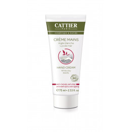 Crème mains argile blanche BIO Anti taches et anti âge 75 ml