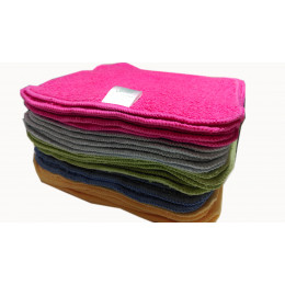 25 lingettes en coton Zéro Twist - arc-en-ciel